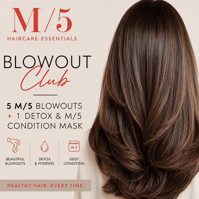 M/5 Blowout Club at M/5 Hair Care Studio in White plains, NY